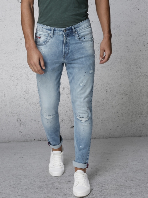 

Ecko Unltd Men Blue Slim Tapered Fit Mid-Rise Mildly Distress Stretchable Jeans