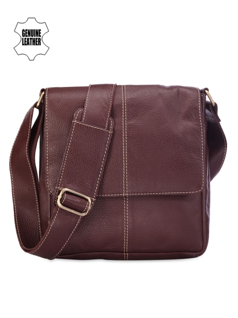 

Teakwood Leathers Men Brown Messenger Bag