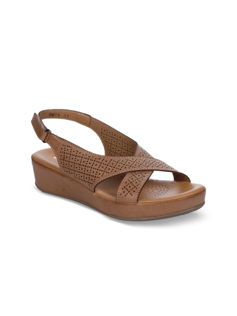 

Healers Women Brown Textured Wedges