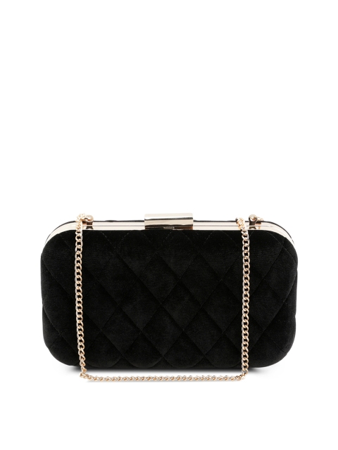 

Kazo Black Solid Clutch