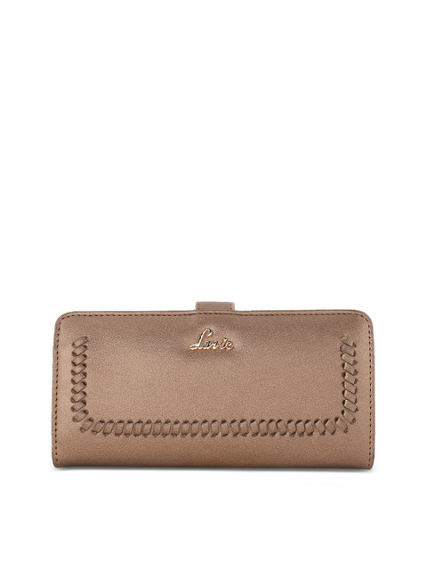

Lavie Women Brown Solid Two Fold Wallet