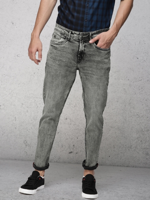 

Ecko Unltd Men Grey Tapered Fit Mid-Rise Jeans