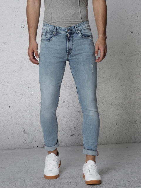 

Ecko Unltd Men Blue Super Slim Fit Mid-Rise Clean Look Stretchable Jeans