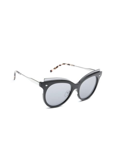 

Calvin Klein Women Cateye Sunglasses Ck 3196 001 54 S, Grey