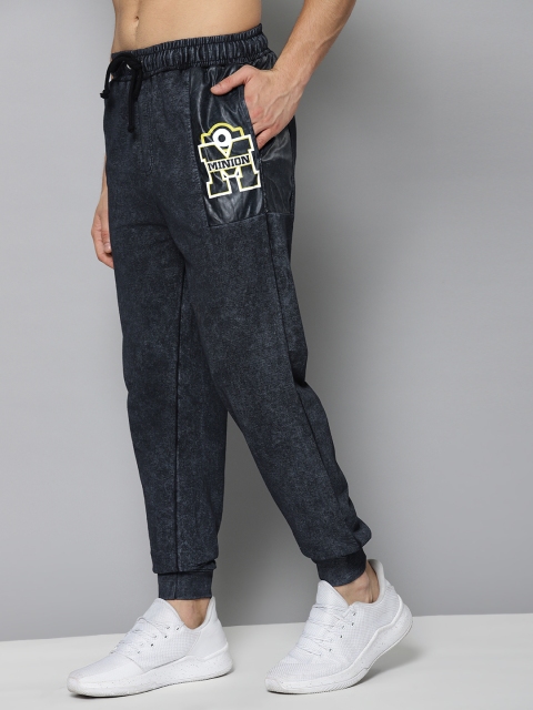 

Minions by Kook N Keech Men Black Solid Joggers