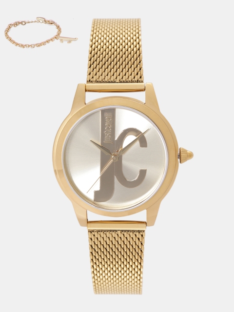 

Just Cavalli Women Watch Gift Set, Gold