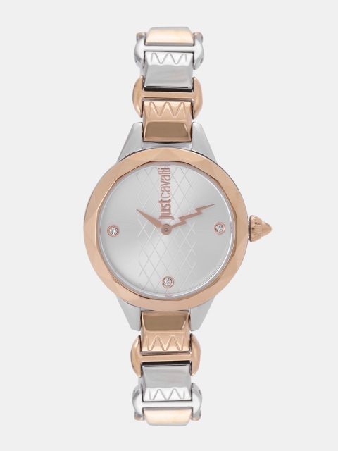 

Just Cavalli Women Silver-Toned Analogue Watch JC1L033M0065