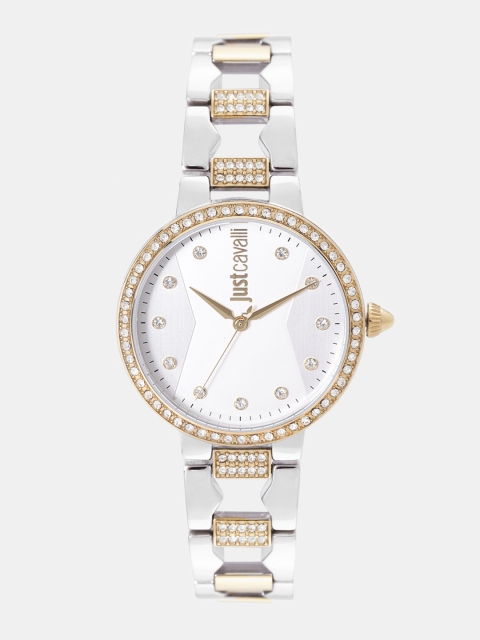 

Just Cavalli Women White & Silver-Toned Analogue Watch JC1L031M0105