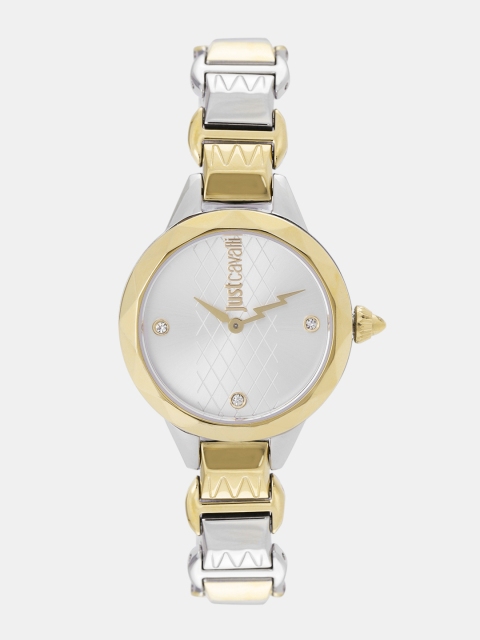 

Just Cavalli Women Silver-Toned Analogue Watch JC1L033M0055