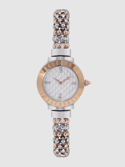 

Just Cavalli Women White Textured Analogue Watch JC1L048M0075