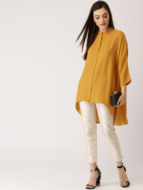 

Libas Mustard Yellow Solid Tunic