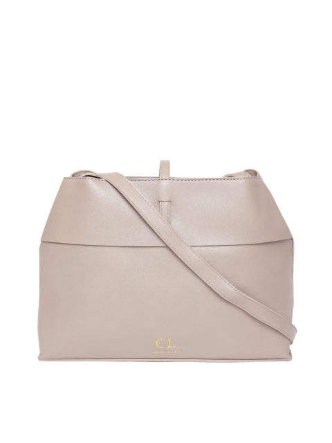 

Carlton London Beige Solid Sling Bag