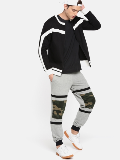 

HERE&NOW Men Black Solid Sweatshirt