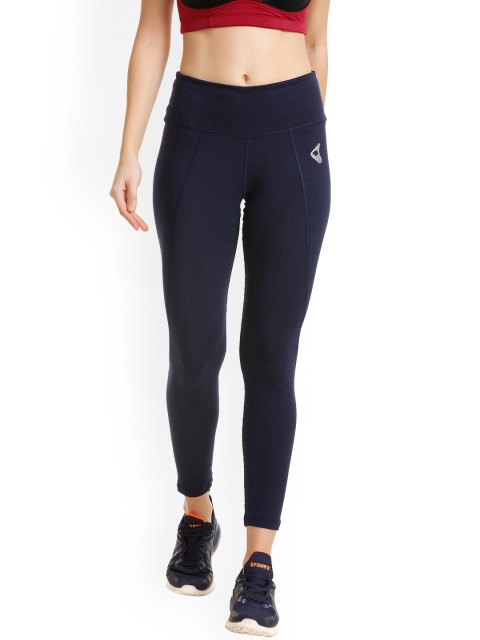 

Zelocity Women Navy Blue Solid Leggings