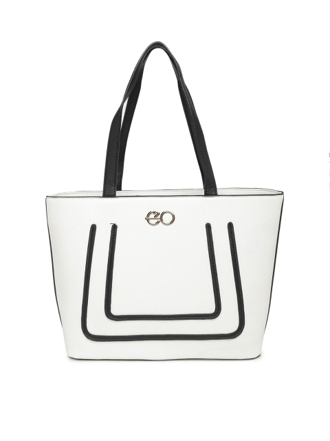 

E2O White Solid Shoulder Bag