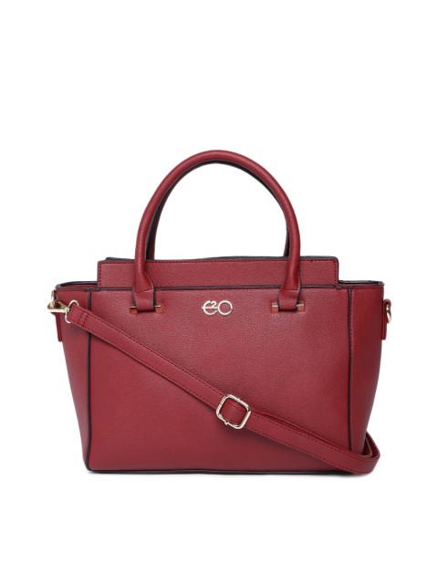 

E2O Maroon Solid Handheld Bag