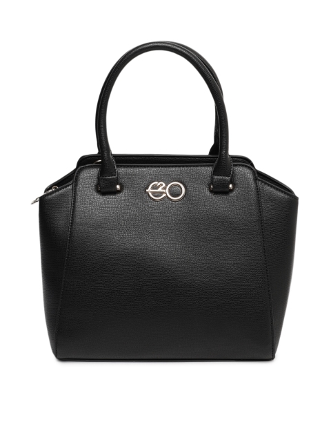 

E2O Black Solid Handheld Bag