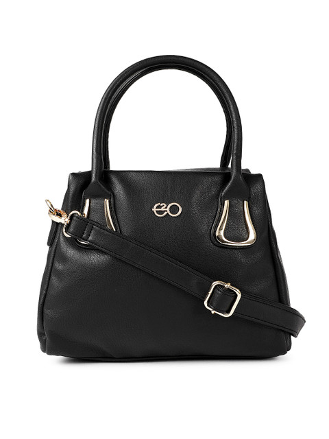 

E2O Black Solid Handheld Bag