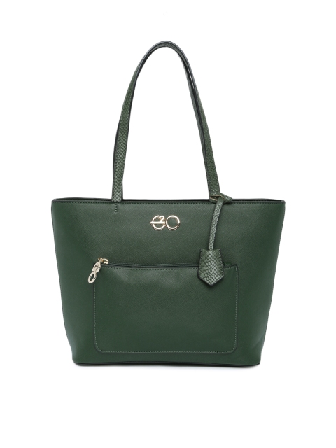 

E2O Green Solid Shoulder Bag