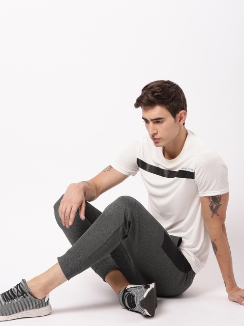 

ether e+ Men Charcoal Grey Solid e-cool Joggers
