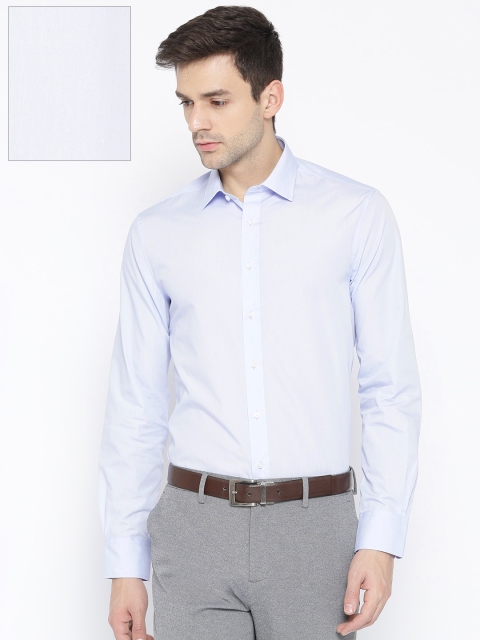 

Marks & Spencer Men Blue Slim Fit Solid Formal Shirt