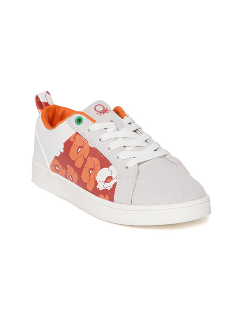 

United Colors of Benetton Women White Sneakers