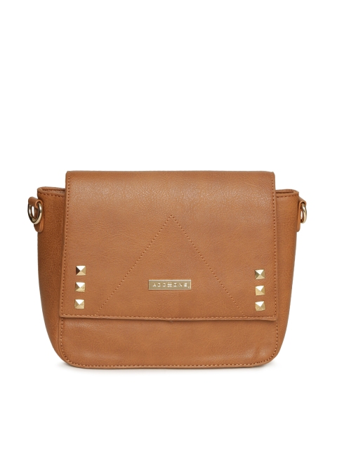 

Addons Tan Brown Solid Sling Bag