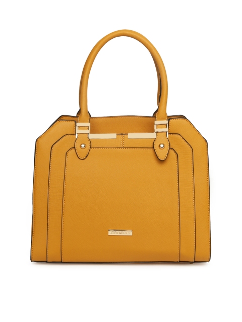 

Addons Mustard Yellow Solid Handheld Bag