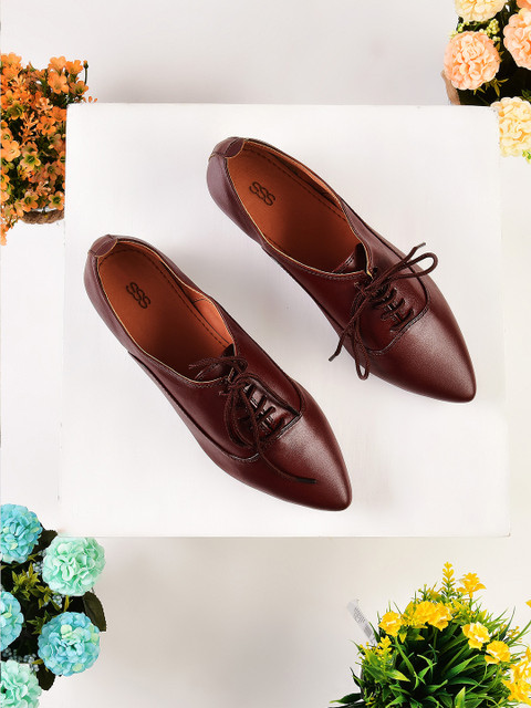 

Street Style Store Women Burgundy Oxfords