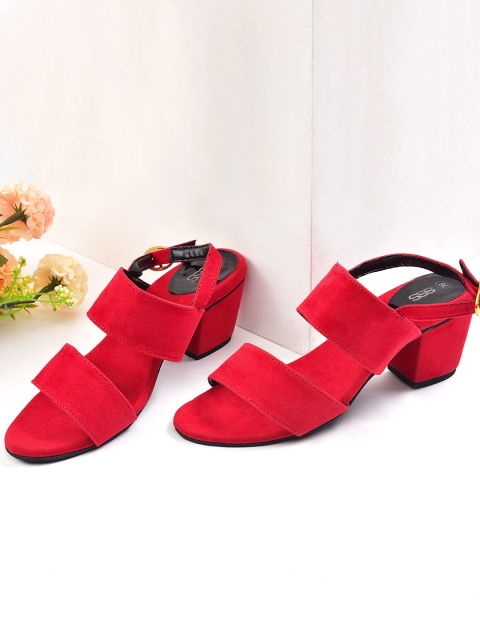 

Street Style Store Women Red Solid Heels