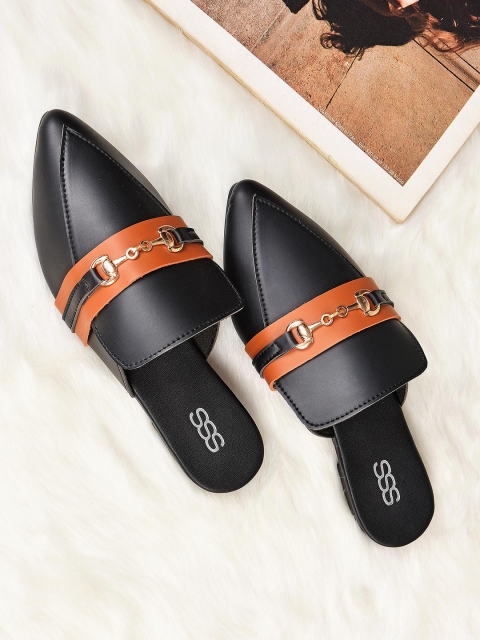 

Street Style Store Women Black Solid Mules