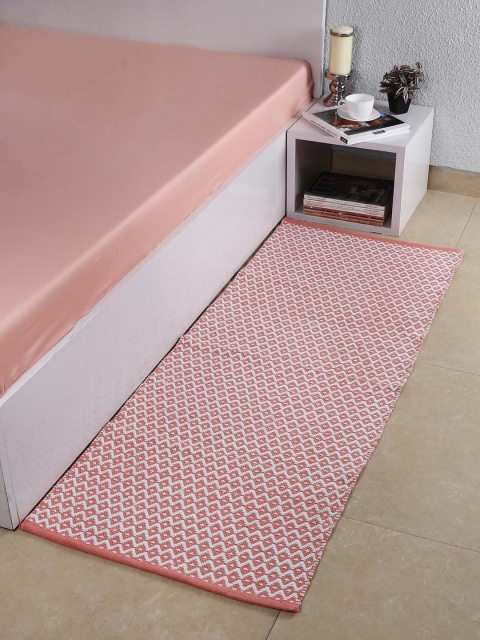 

House This Pink & White Printed Mat