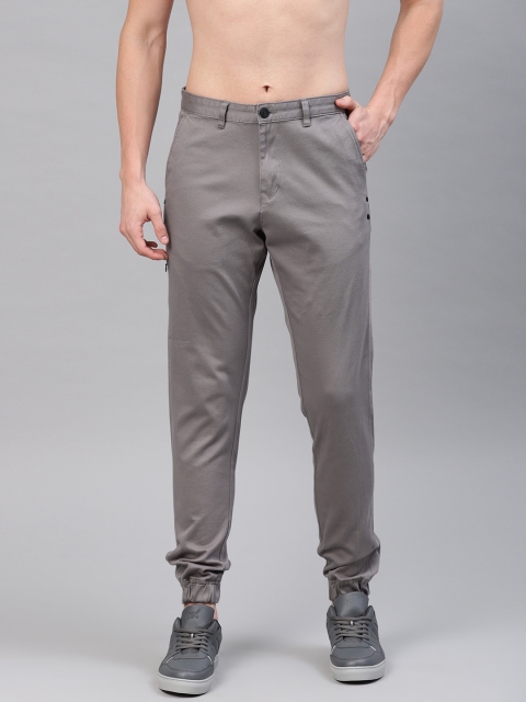 

HRX by Hrithik Roshan Men Grey Solid Joggers
