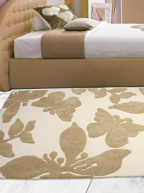 

Saral Home Soft Microfiber Anti Slip Kids Design Floor Carpet, Beige