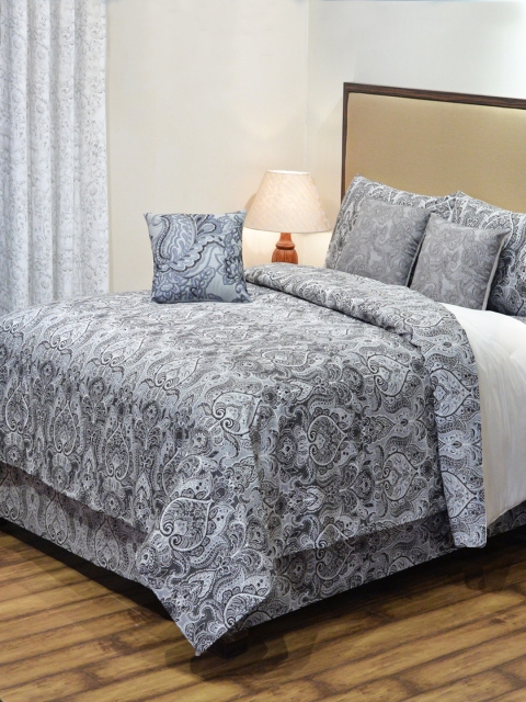 

Deco Window Set of 7 Printed Bedding Set, Grey