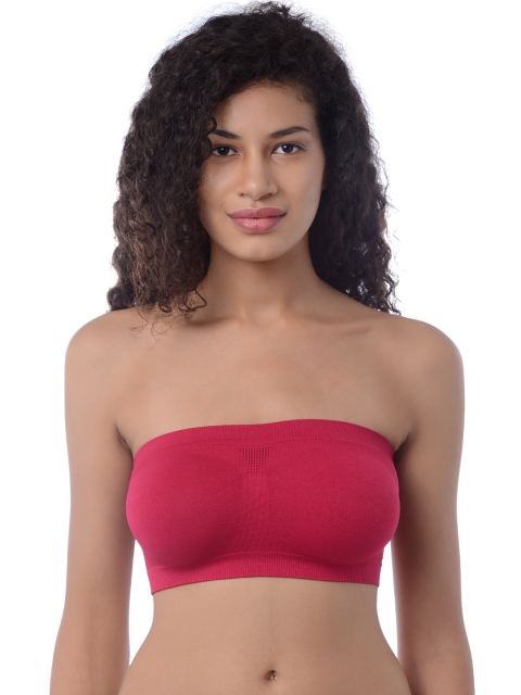 

Da Intimo Maroon Solid Non-Wired Non Padded T-shirt Bra