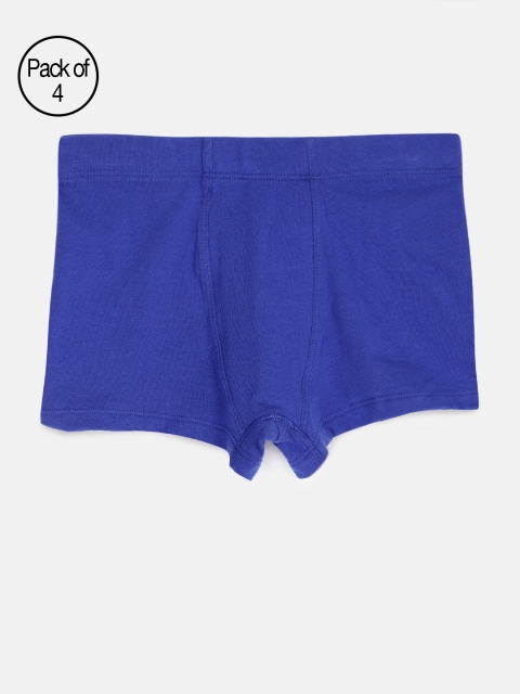 

Marks & Spencer Boys Pack Of 4 Trunks T716578NAVY MIX, Navy blue