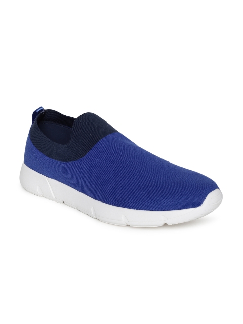 

United Colors of Benetton Men Blue Slip-On Sneakers