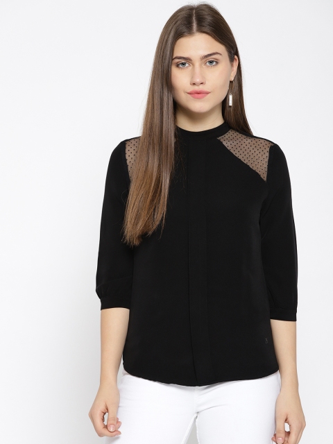 

Xpose Women Black Solid Top