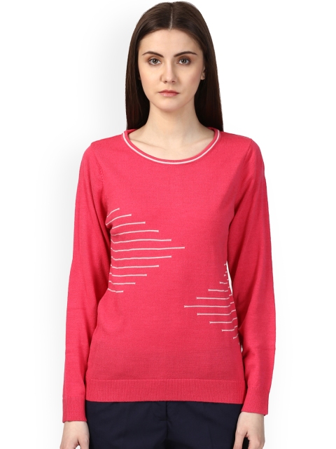 

Park Avenue Women Pink Printed Pullover