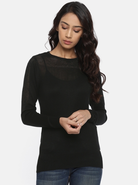 

Park Avenue Woman Black Solid Top