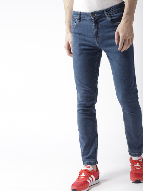 

Mast & Harbour Men Blue Skinny Fit Mid-Rise Clean Look Stretchable Jeans
