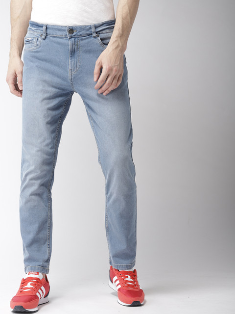

Mast & Harbour Men Blue Skinny Fit Mid-Rise Clean Look Stretchable Jeans