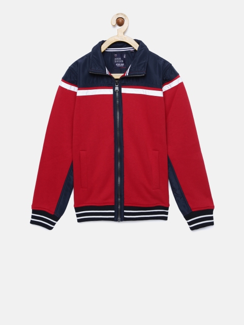 

Octave Boys Red & Blue Colourblocked Sweatshirt