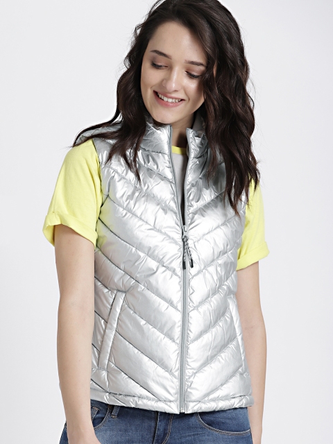 

GAP Women's Grey Cold Control Lite Quilted Puffer Jacket