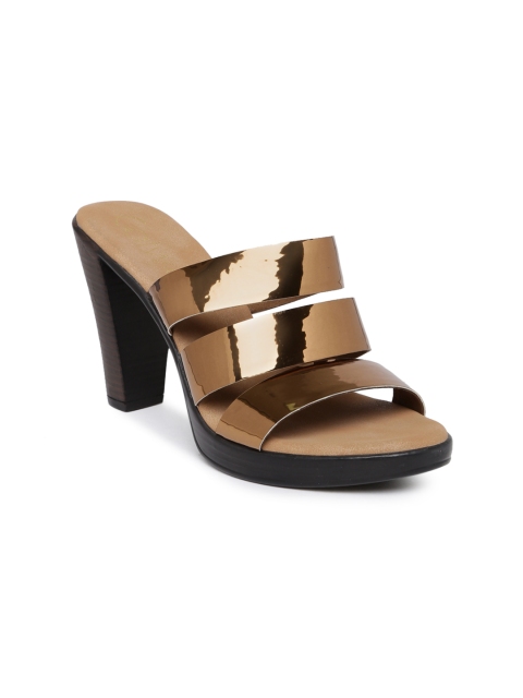 

Catwalk Women Bronze-Toned Solid Heels