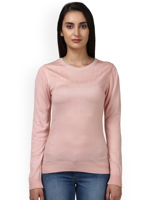 

Park Avenue Women Pink Solid Pullover