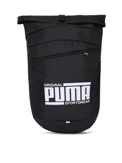 

Puma Unisex Black Brand Logo Backpack