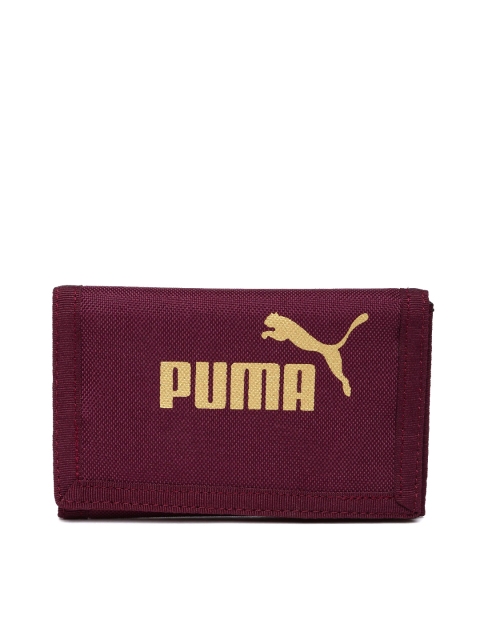 

Puma Women Purple Solid Three Fold Wallet