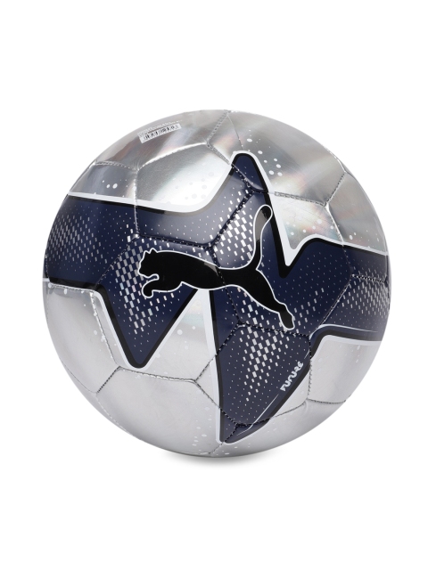 

Puma Silver & Navy Blue FUTURE Pulse Soccer Ball